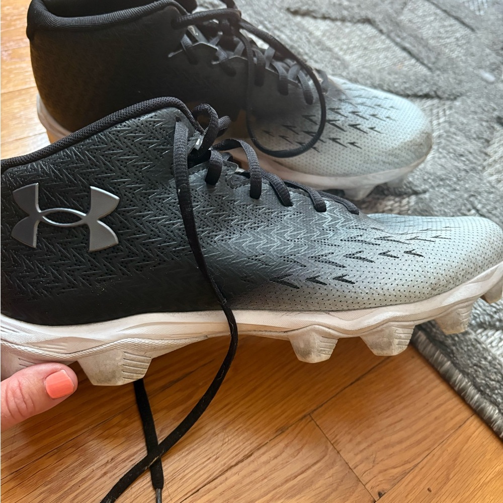 Under Armour Black and Gray Athletic Shoes